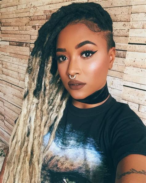 blonde fake dreads with black clothing|blonde dreadlocks for black women.